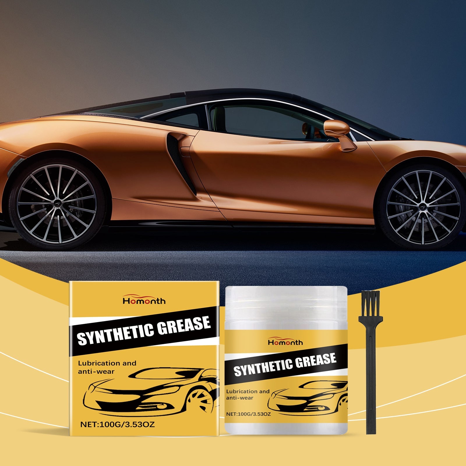 Automotive Care Grease, Automotive Parts Maintenance Multi-Function Lubrication Axle Clean Grease