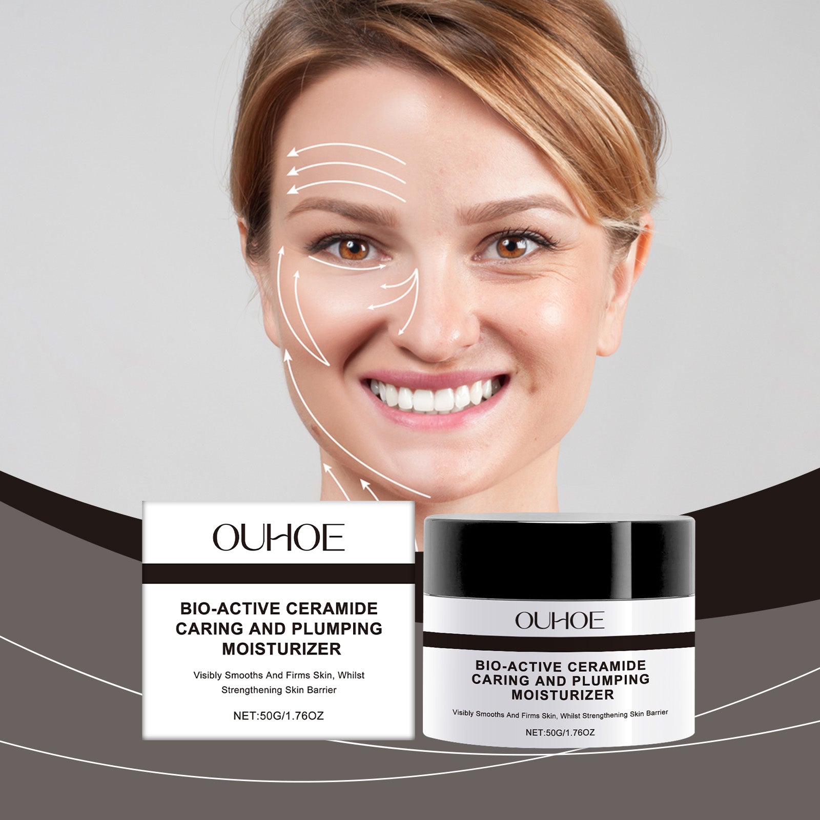 Facial Moisturizer, Gently Care The Face, Nourish The Skin, Moisturize And Moisturize The Face Firming Essence