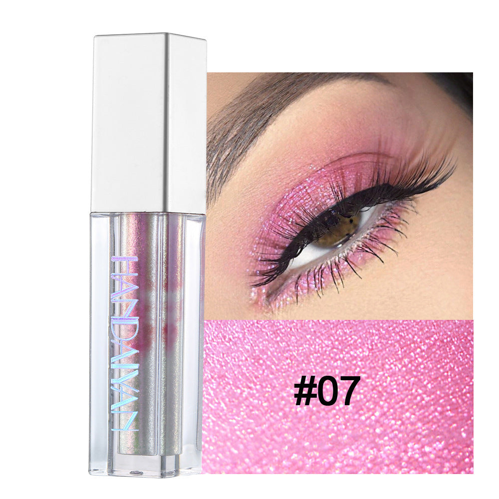 HANDAIYAN Eye Shadow Marble Liquid Eye Shadow Color Shine Diamond Chameleon Pearl Liquid Eye Shadow