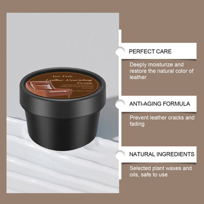 Leather Scratch Repair Cream, Leather Bag Sofa Leather Shoes Nourishing Cream Care Cleaning Cream