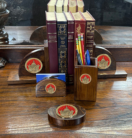 Trump & Vance  Inauguration 2025 Desert Ironwood Bookend - Limited Edition