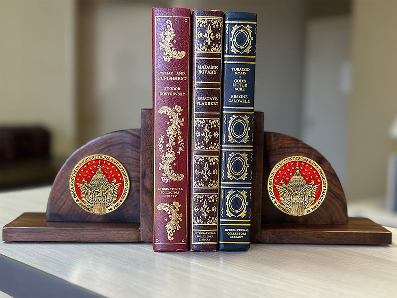 Trump & Vance  Inauguration 2025 Desert Ironwood Bookend - Limited Edition