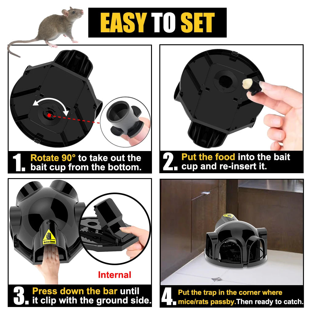 Strong Snap Mouse Rat Traps-High Sensitive Snap Big Plastic Mouse Trap Rodent Catcher V.I.P Digital Presence