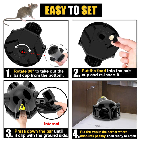 Strong Snap Mouse Rat Traps-High Sensitive Snap Big Plastic Mouse Trap Rodent Catcher V.I.P Digital Presence