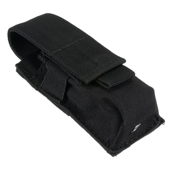 Outdoor Military Fan Flashlight Bag Small Single Tool Bag M5 Tactical Flashlight Bag Molle Accessory Bag Waist Bag