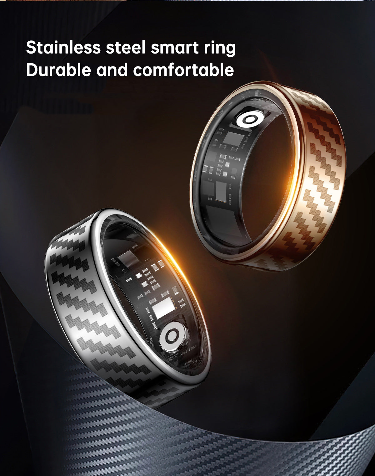 Smart Ring Heart Rate Blood Oxygen Sleep HRV Heart Rate Variability Stress Test Intelligent Finger Ring Manufacturer
