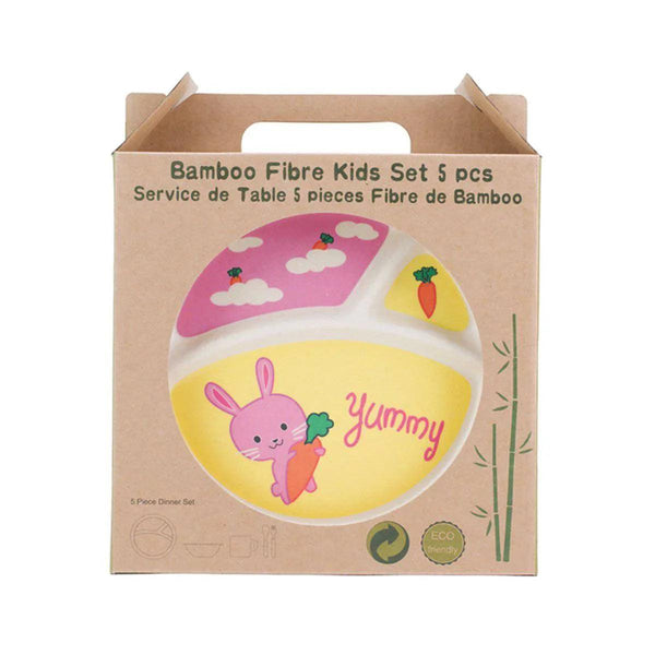 Yummy Bunny -5pcs Kids Dinnerware Set - Gifts for You 'n Me