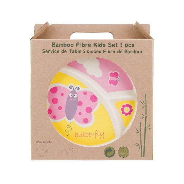 Butterfly -5pcs Kids Dinnerware Set