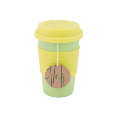 Bamboo fiber Insulated EcoCup- 500 ml / 16 oz -Green