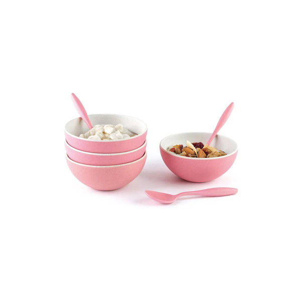 4 Small Bowls with Spoon set-Green - Gifts for You 'n Me