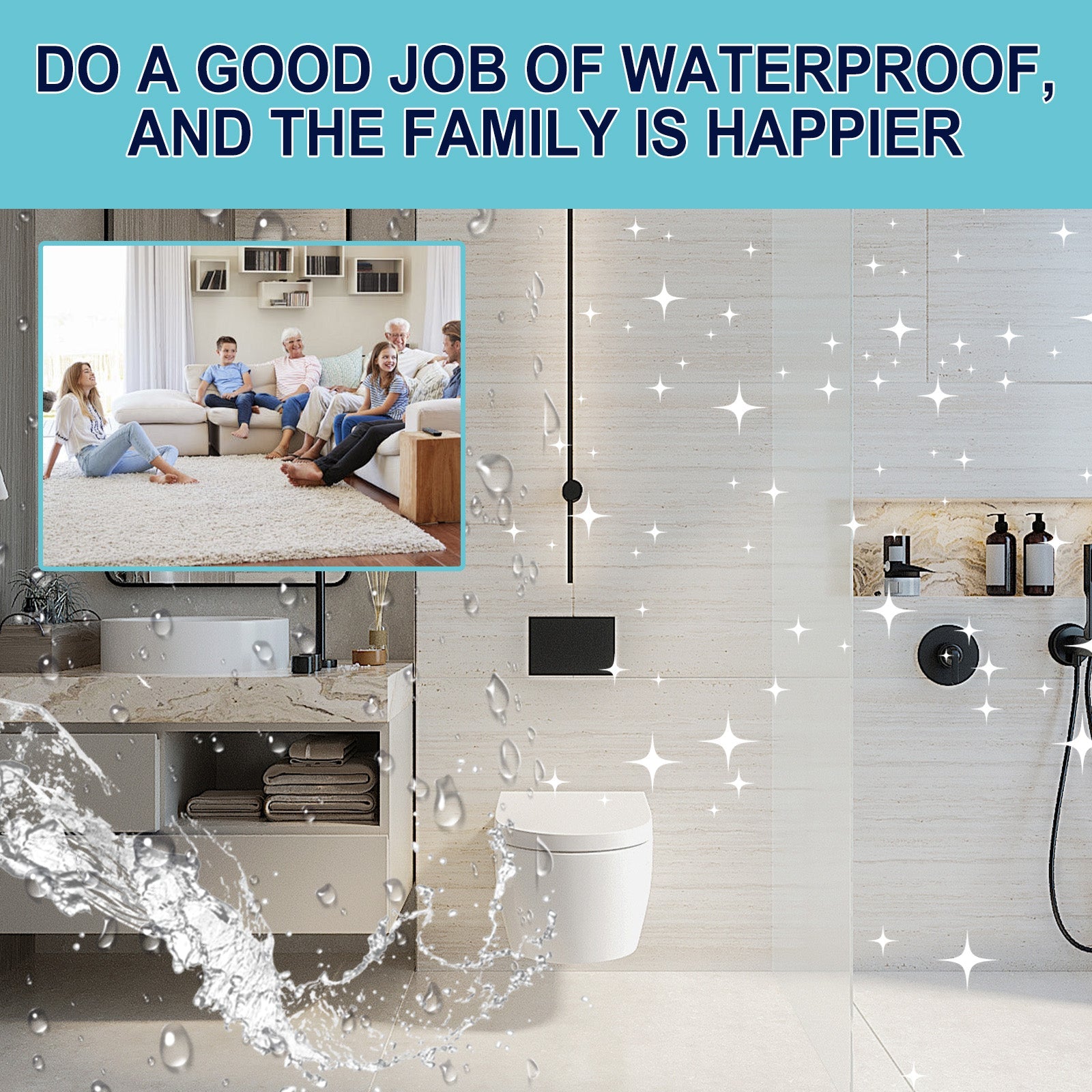 Waterproof And Leakproof Paint Series, Waterproof And Leakproof Sealant For Bathroom Roof Doors And Windows