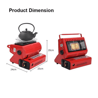 Portable Outdoor Heating Stove Dual-use LPG Portable Mini Tent Heater Baking Stove