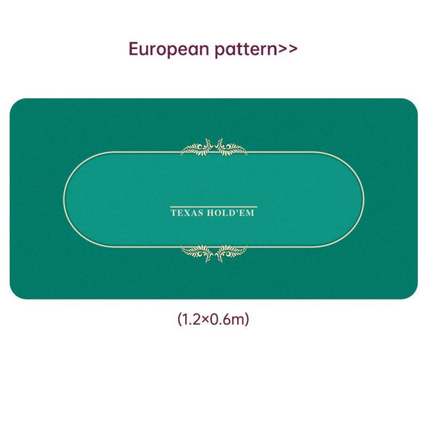 Dezhou playing card pad tablecloth table cushion square round chip rubber cushion playing card table top cushion