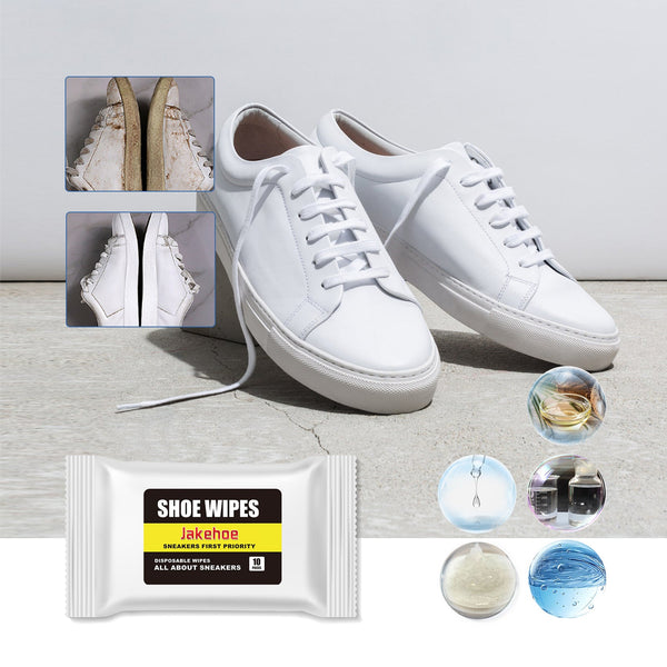 Sneakers Wipes, Small White Shoes Sneakers Oxidizing Clean Decontamination White Portable Shoe Wipes