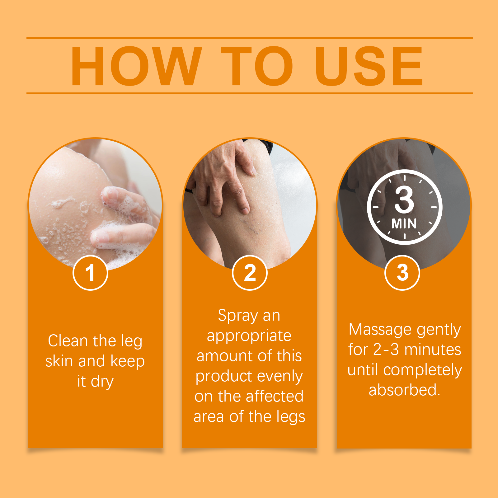 Bee Venom Leg Treatment Spray, Daily Relief Of Leg Curvature Discomfort Leg Treatment Spray