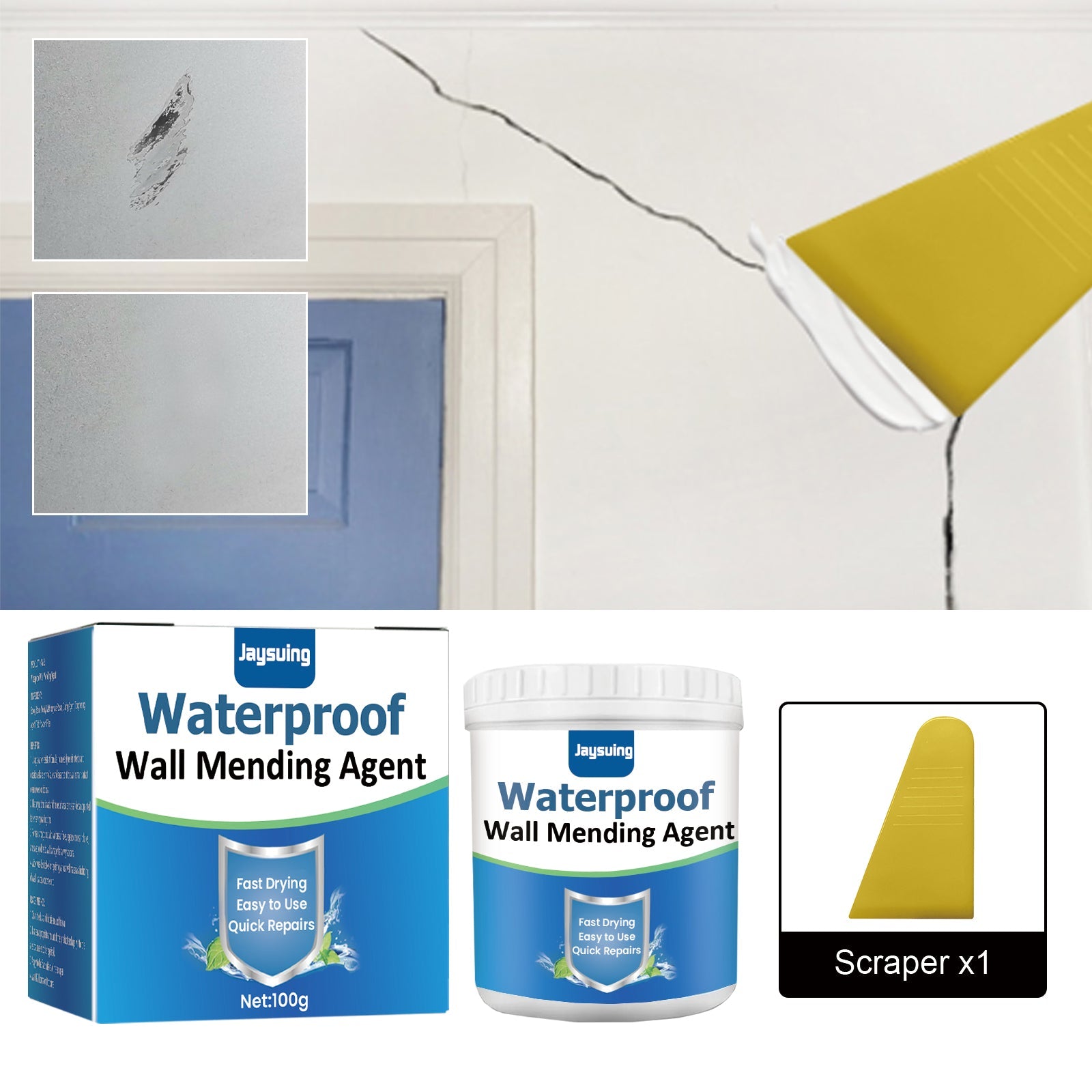Waterproof Agent, Household Multi-Functional Ceramic Tile Exterior Wall Roof Leak Repair Moisture-proof Waterproof Coating