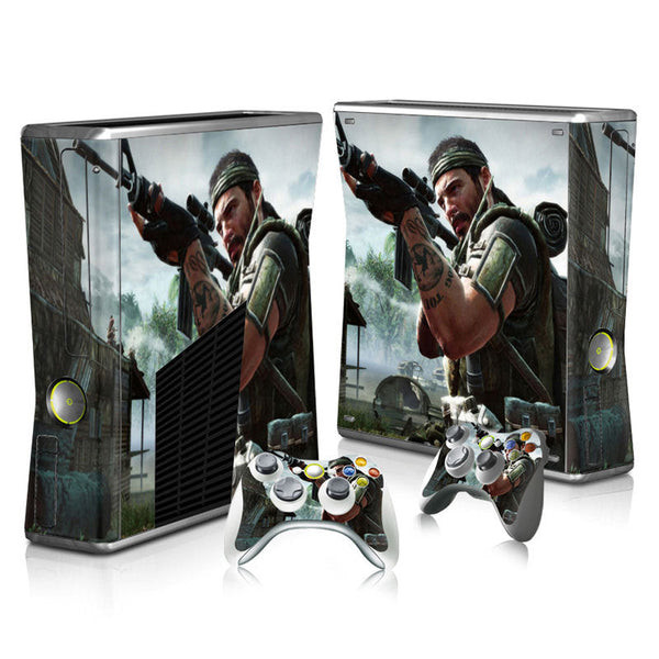 Xbox 360 Slim Full Body Color Membrane Stickers with Scratch-Resistant Protection