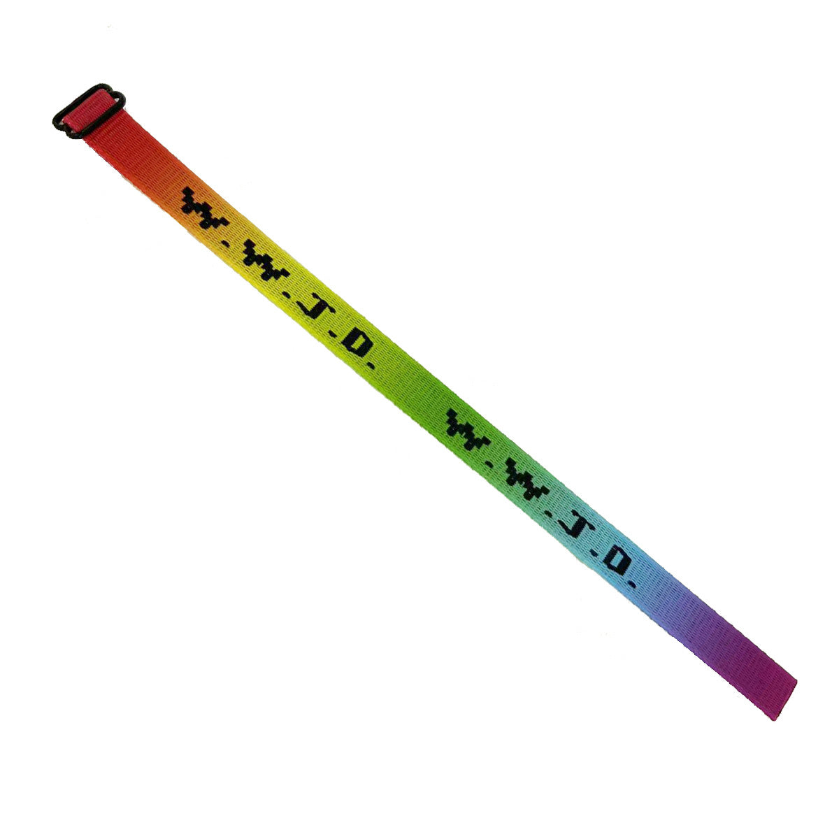 Alphabet Jacquard Printed Wrist Strap Bracelet Strap Unisex WWJD Bracelet Adjustable Bracelet