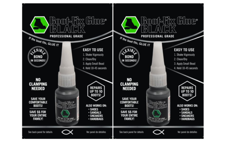 Boot-Fix and Shoe-Fix Glues 2-packs