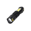 3800LM XML Q5+COB Waterproof Powerful Led Flashlight Torch ZOOM Mini Q5 Hand Lamp Linterna Led for Hiking/Fishing/Camping/Biking - Only flashlight