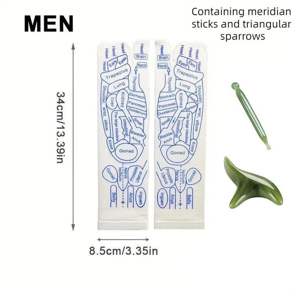 Warp socks English acupoint socks meridian socks massage socks