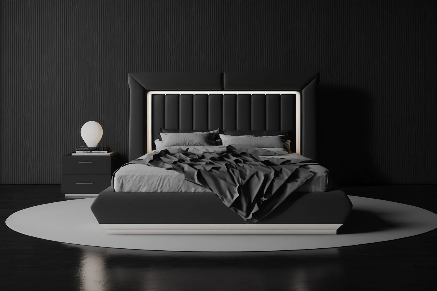 Bump Bedroom Set – Bed, Wardrobe & Dressing Table | Ennovanest Ennovanest Limited