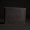 Flex - Vintaged Black Full-Grain Distressed Leather Flexible Wallet