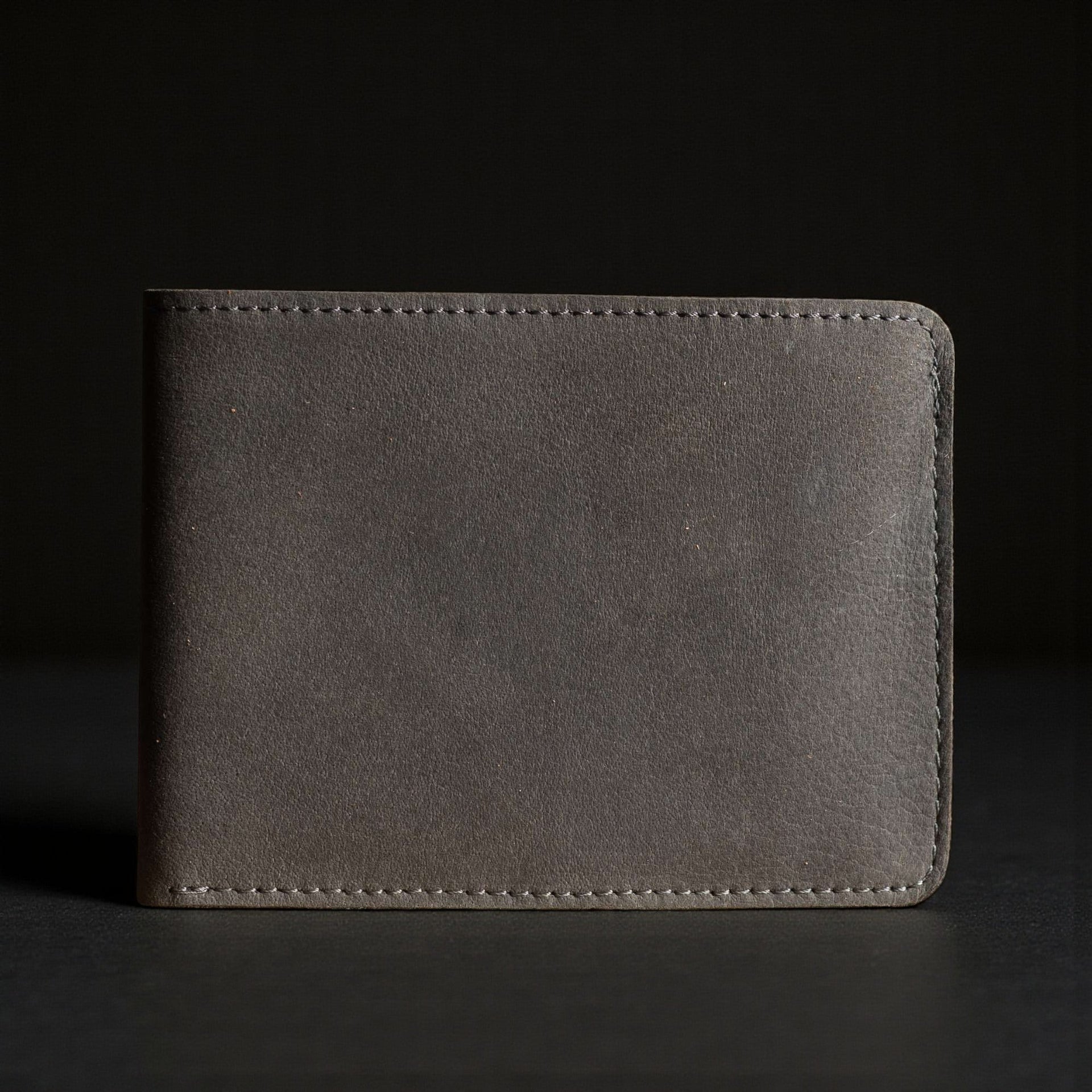 Flex - Vintaged Black Full-Grain Distressed Leather Flexible Wallet