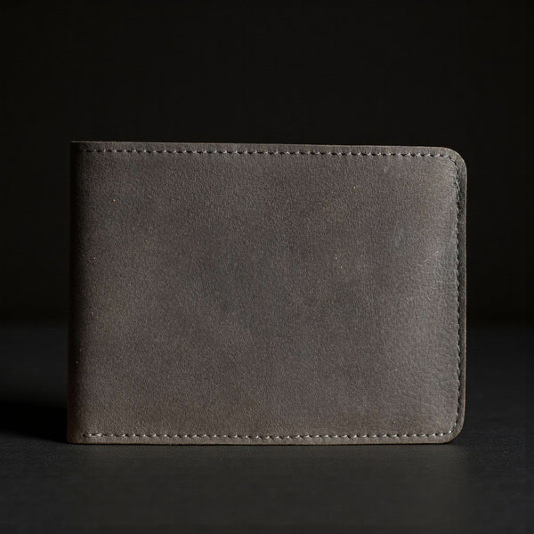 Flex - Vintaged Black Full-Grain Distressed Leather Flexible Wallet