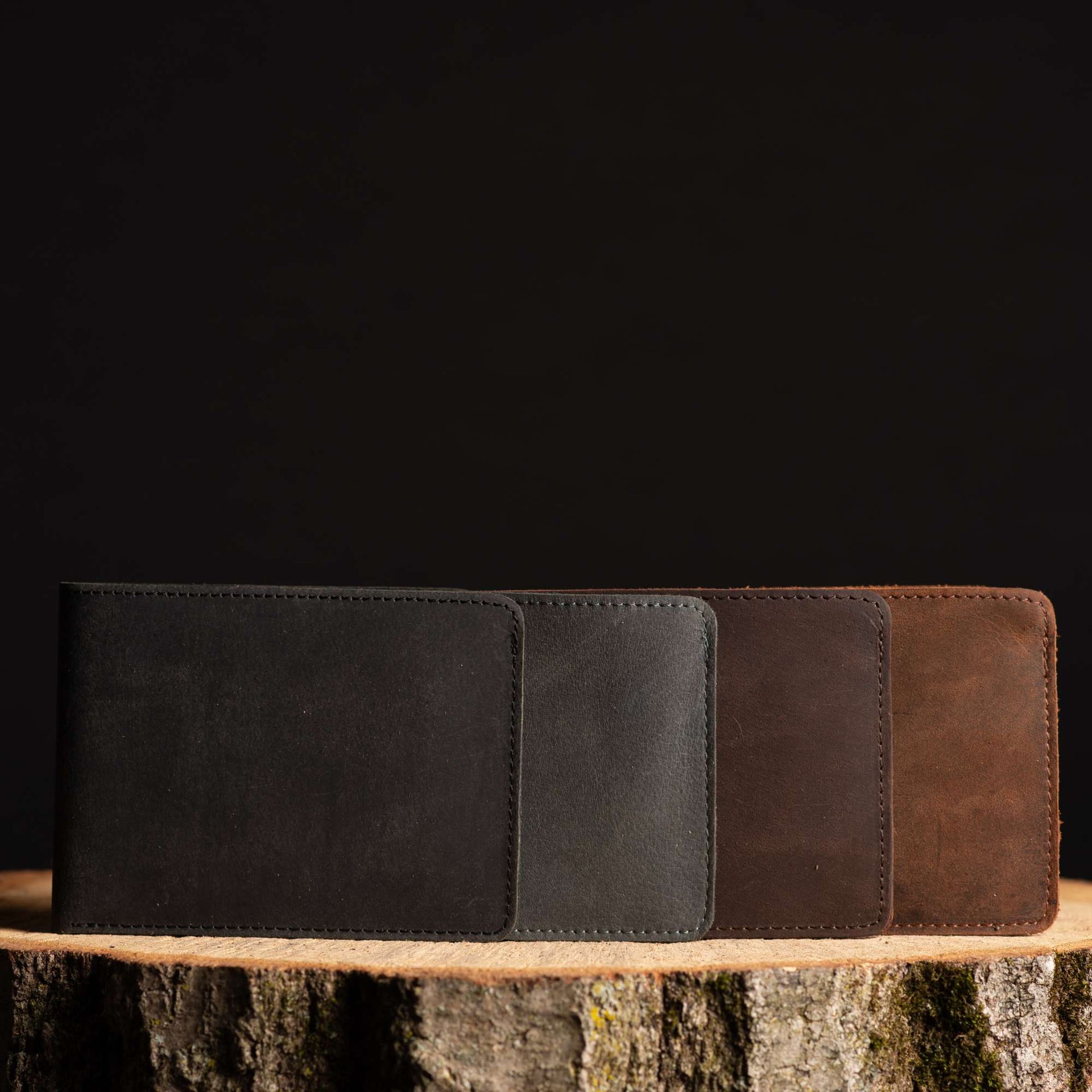 Flex - Cognac Full-Grain Distressed Leather Flexible Wallet NAB Leather
