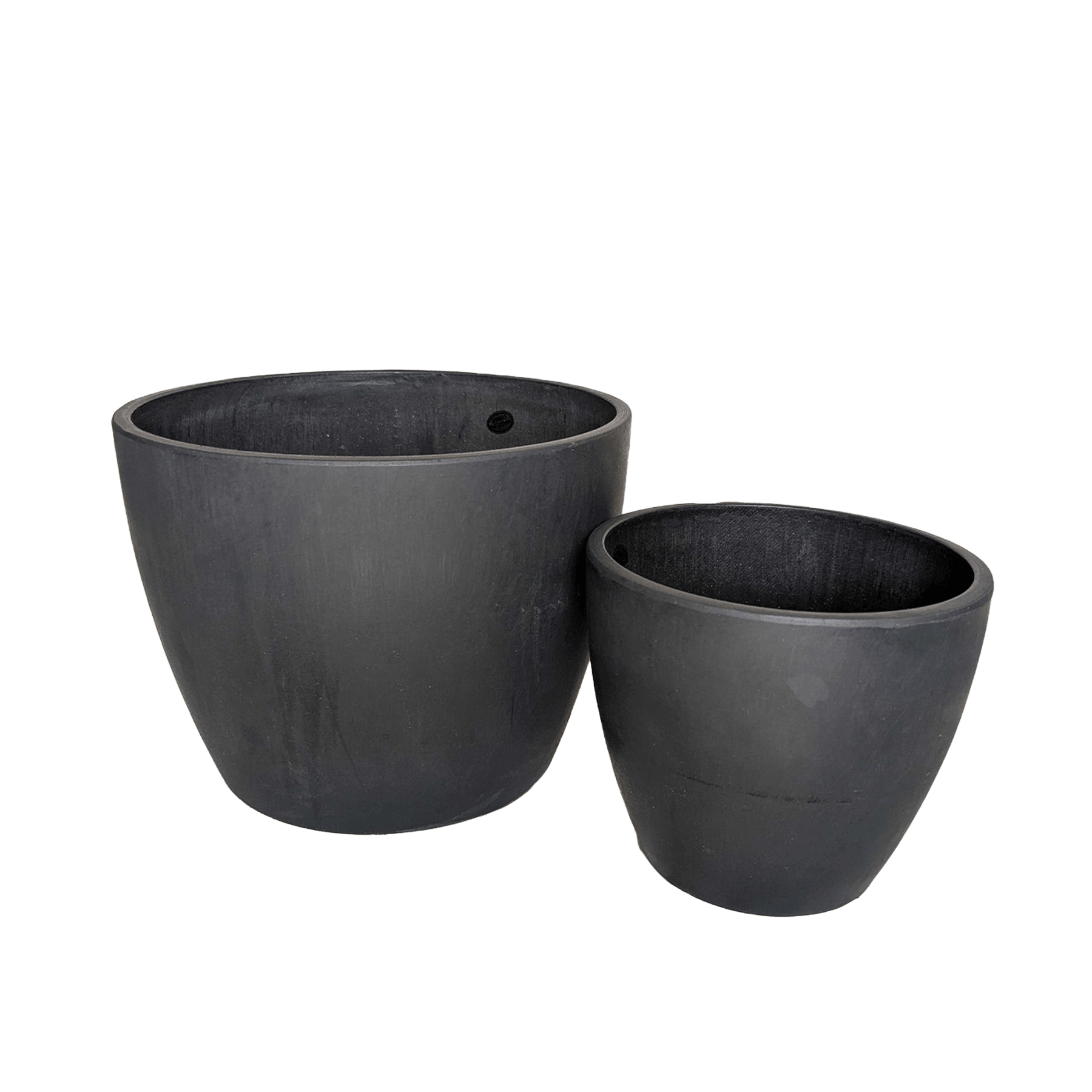 Black and TerraCotta Eco Pots
