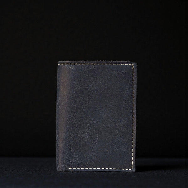 Meraki - Brown Full Grain Leather Trifold Wallet