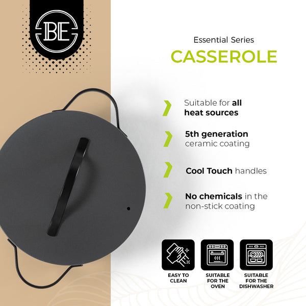 BE | LIVING Essential Series Casserole with Lid