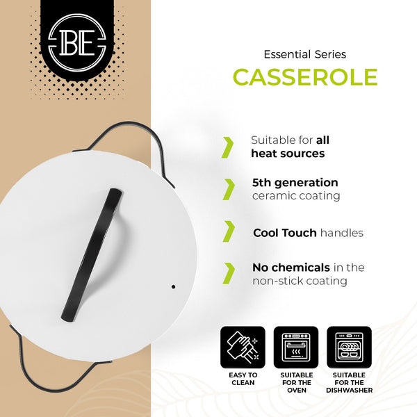 BE | LIVING Essential Series Casserole with Lid