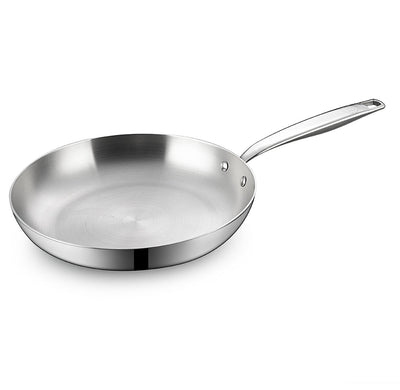 BE | LIVING Essential Series Tri-Ply Stainless Steel Frying Pan