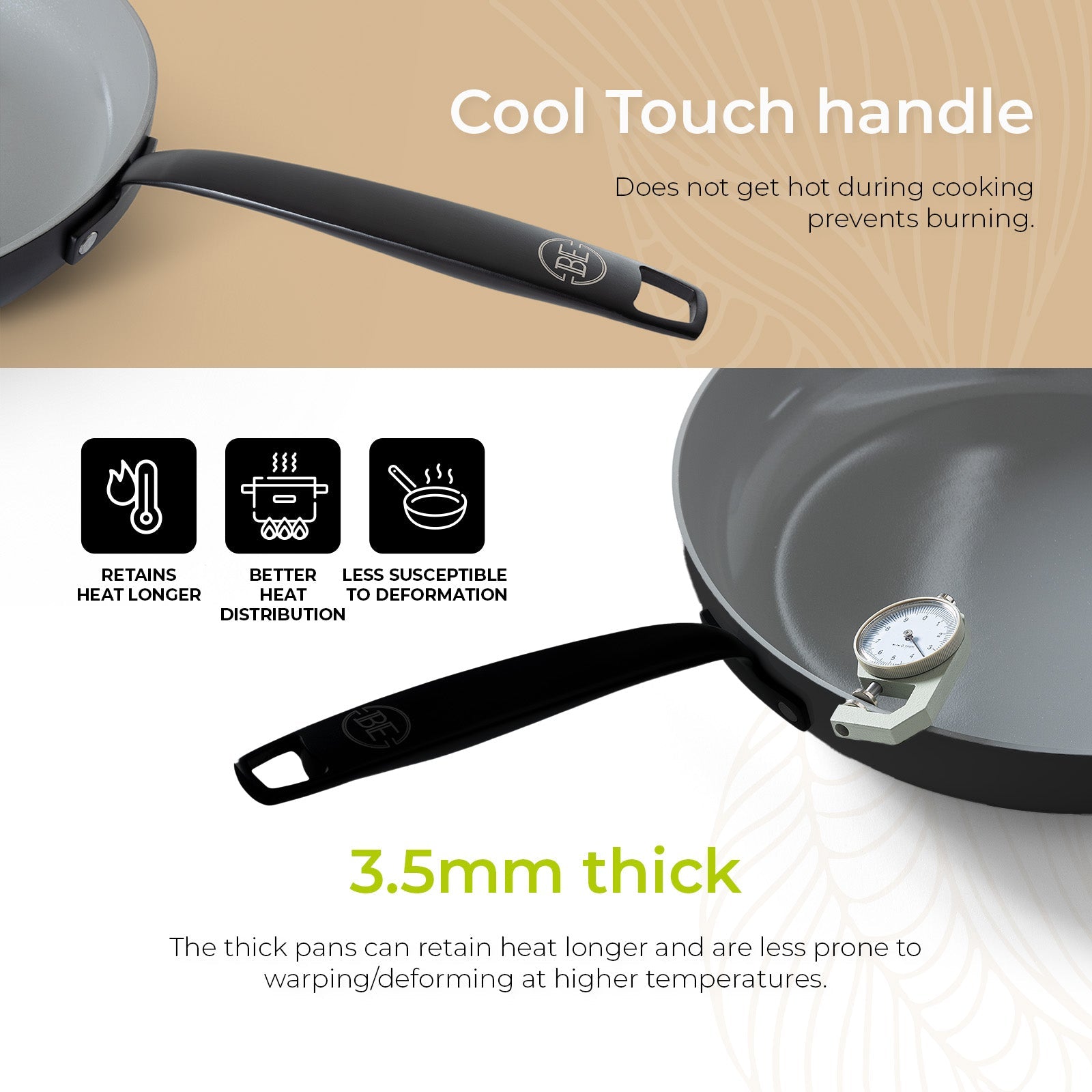 BE | LIVING Essential Series Frying Pans