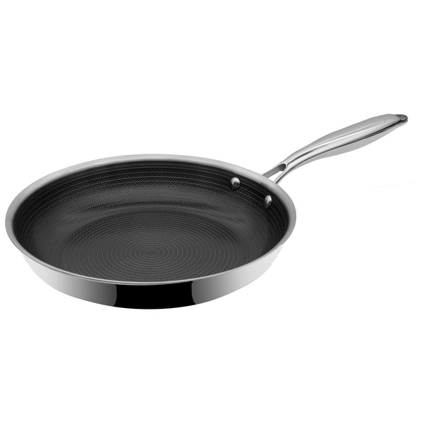 BE | LIVING CIRCLAD Series PFAS‑Free Hybrid Stainless Steel Ceramic Nonstick Fry Pan (Induction Ready)