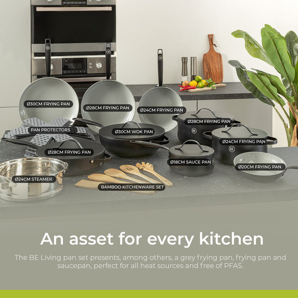 BE | LIVING Essential Series Cookware Sets