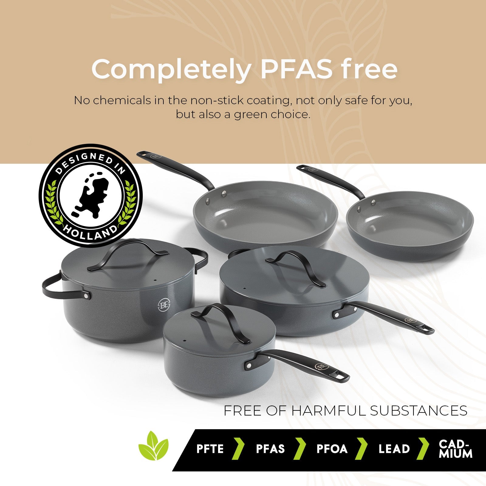 BE | LIVING Essential Series Cookware Sets