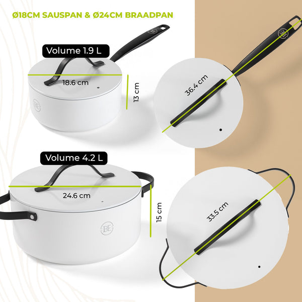 BE | LIVING Essential Series Cookware Sets