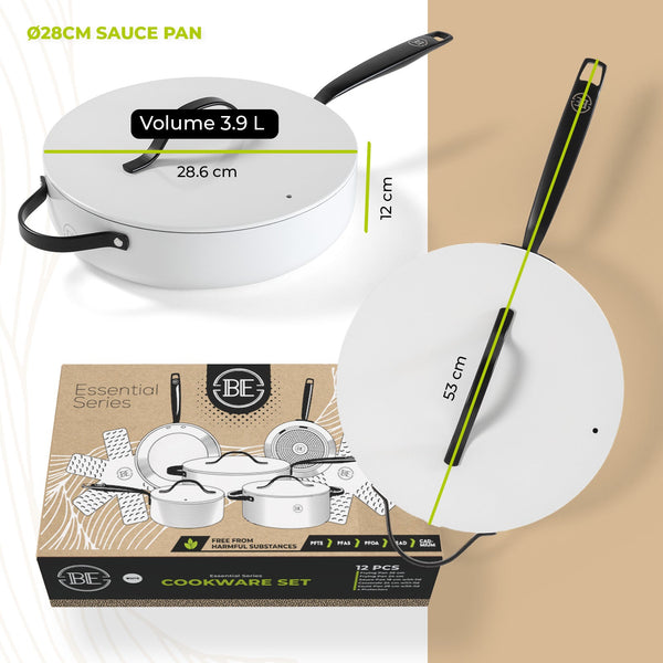 BE | LIVING Essential Series Cookware Sets