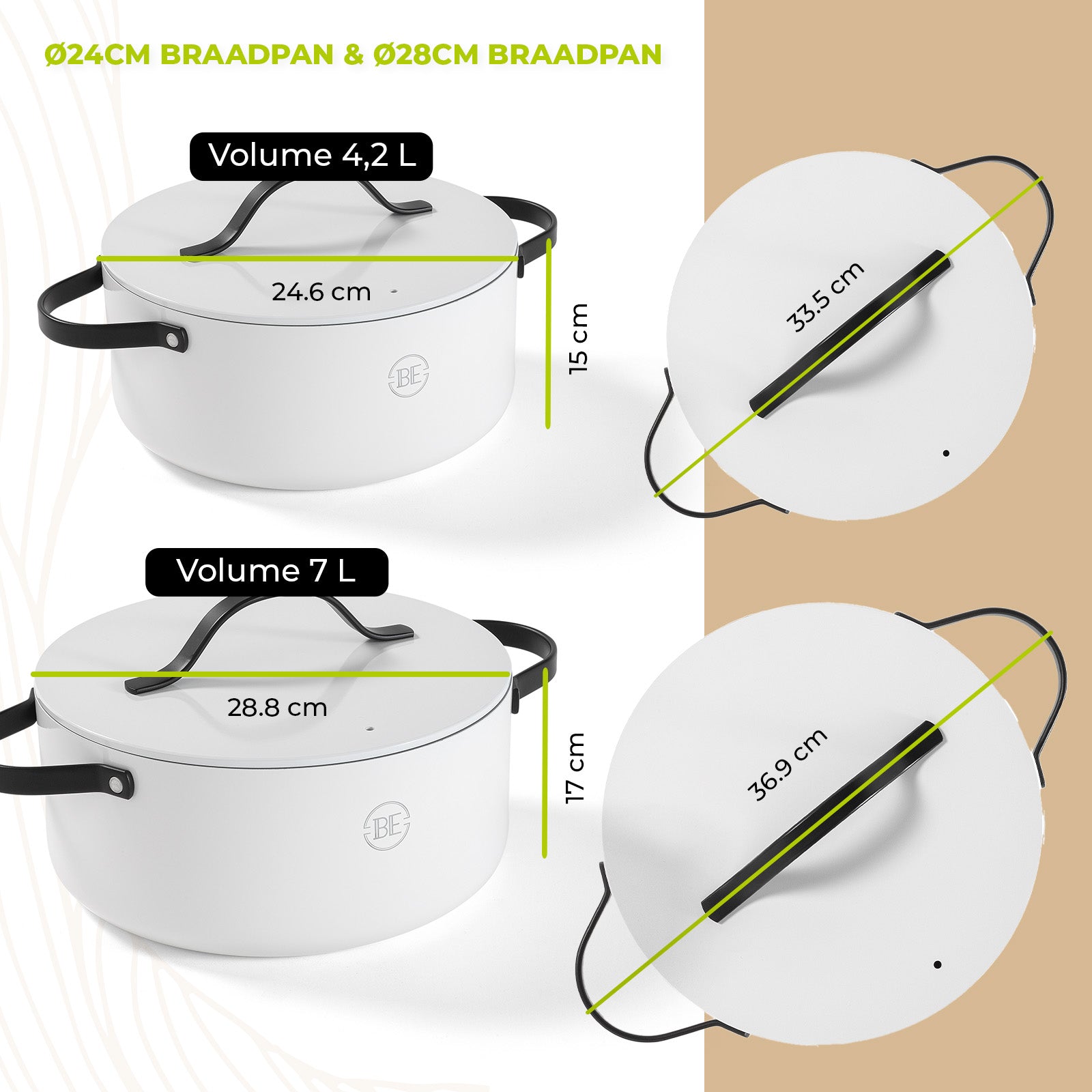 BE | LIVING Essential Series Cookware Sets
