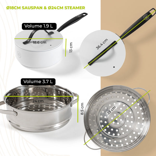BE | LIVING Essential Series Cookware Sets