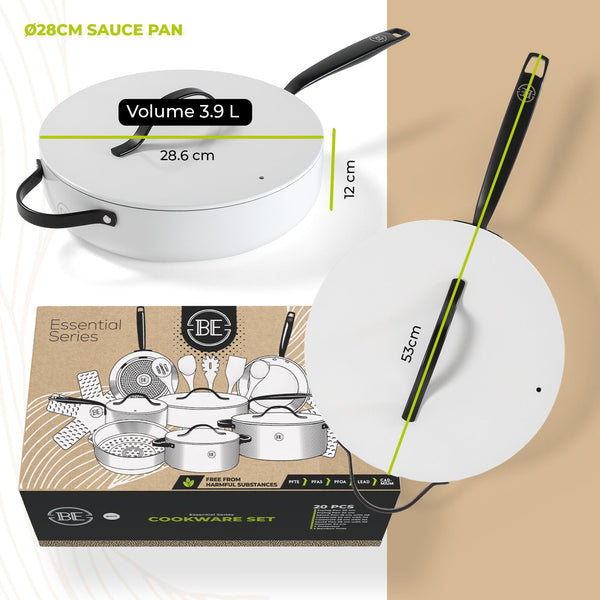 BE | LIVING Essential Series Cookware Sets