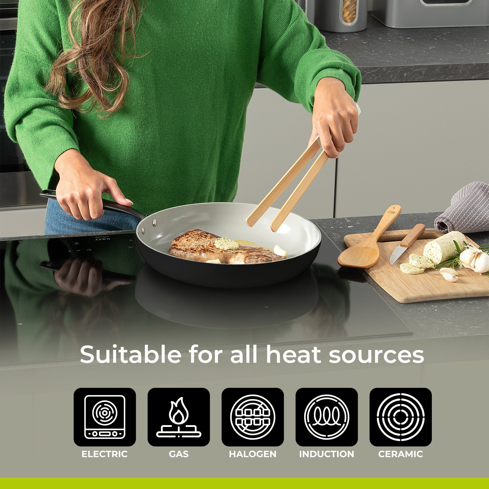 BE | LIVING Essential Series 2 pieces and 3 pieces  Frying Pan Set