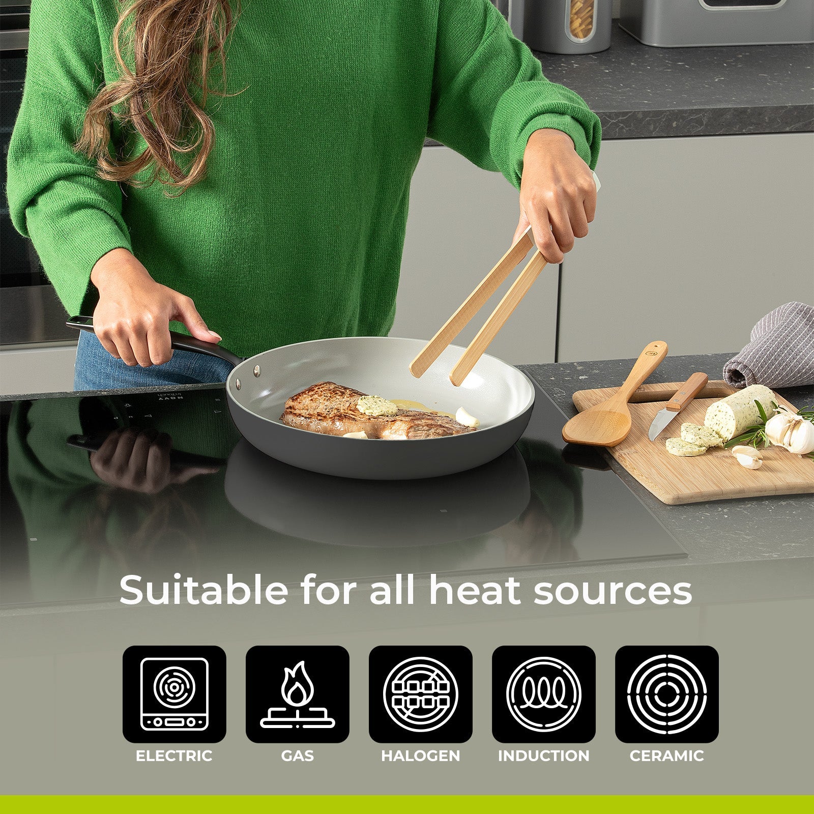 BE | LIVING Essential Series 2 pieces and 3 pieces  Frying Pan Set