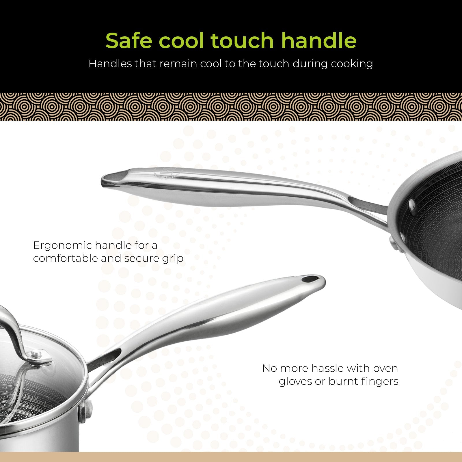 BE | LIVING CIRCLAD Series 12-Piece Nonstick Cookware Set
