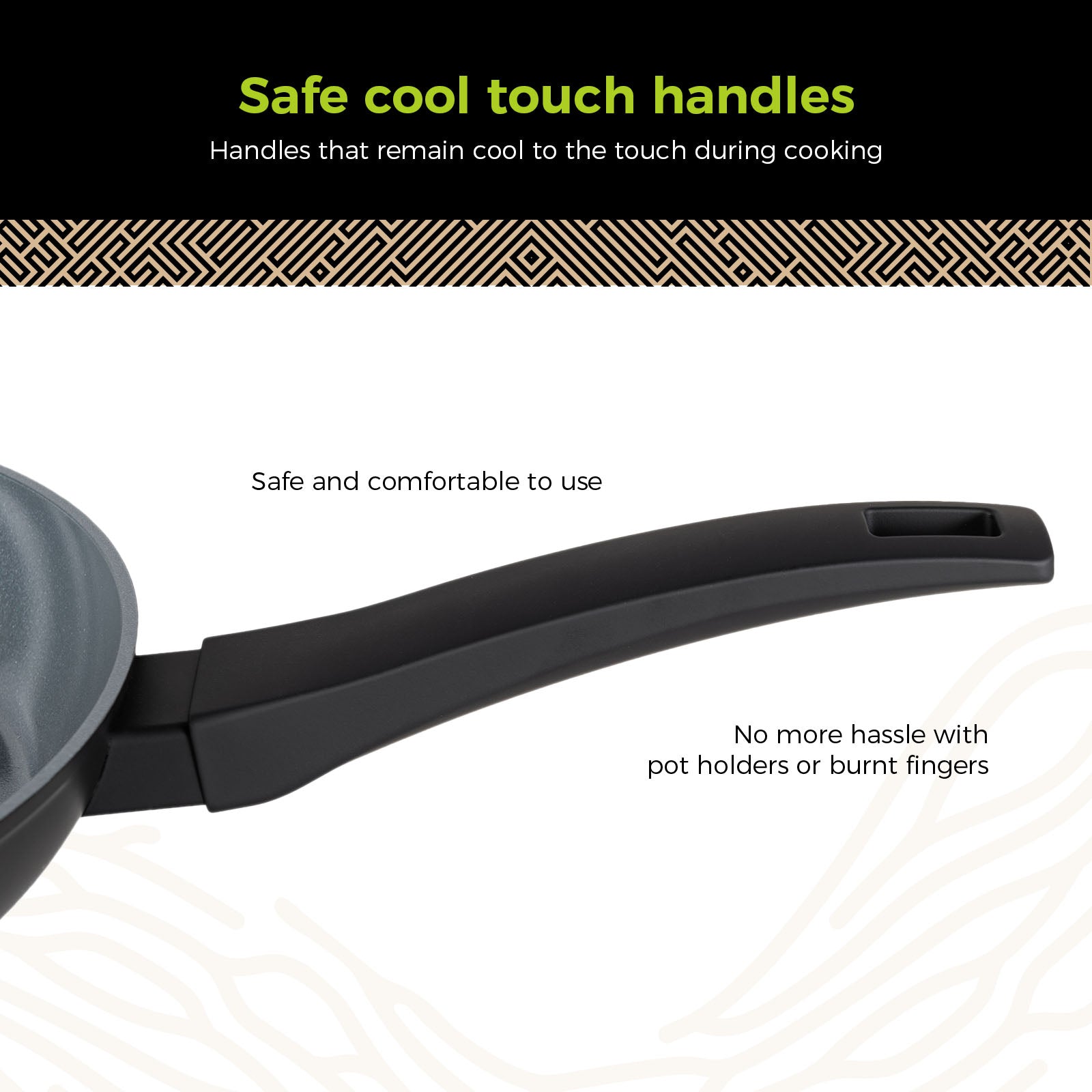 BE | LIVING Delight Series Frying Pan Set Black - 2 pieces, 3 pieces