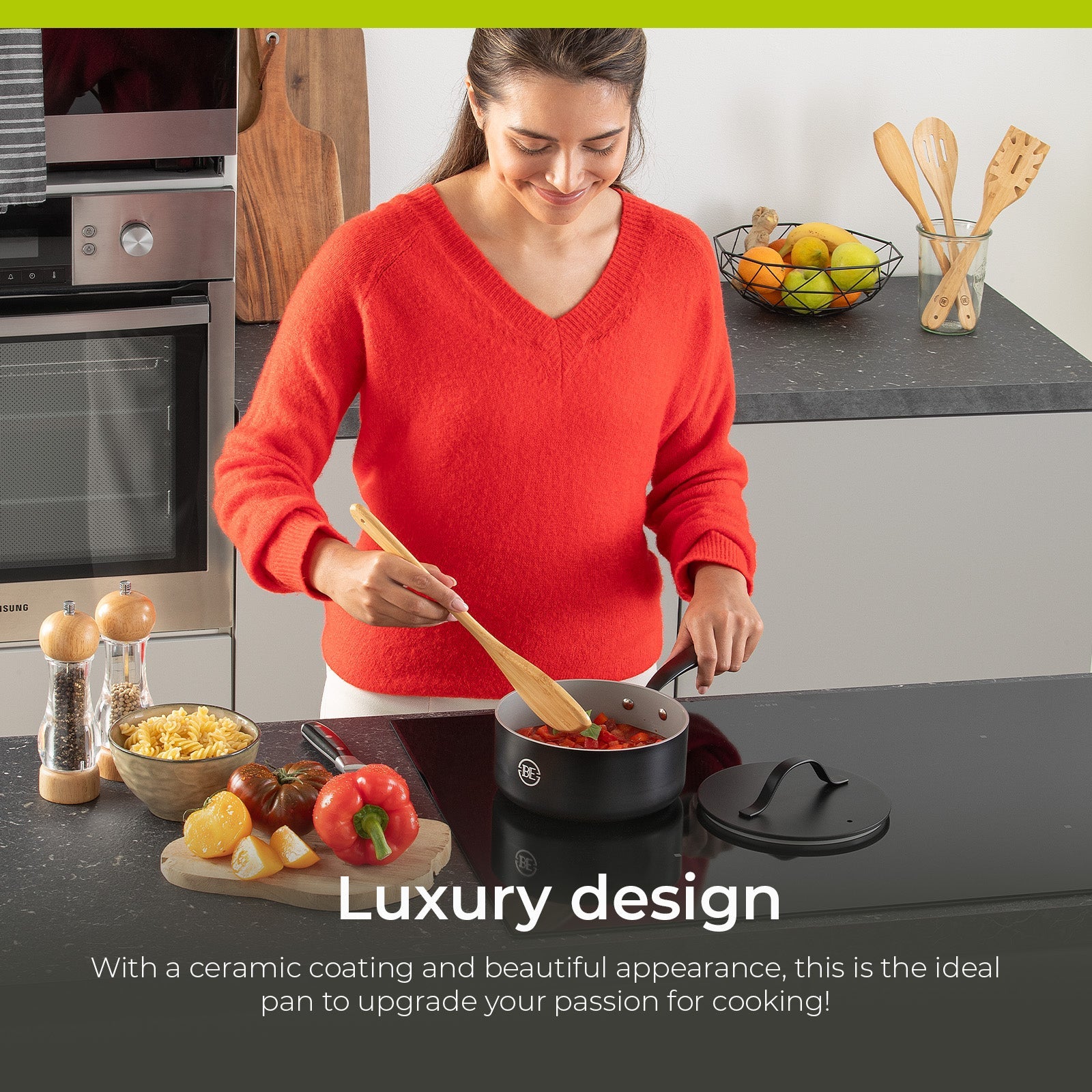 BE | LIVING Essential Series Saucepan with Lid - Ø 18cm