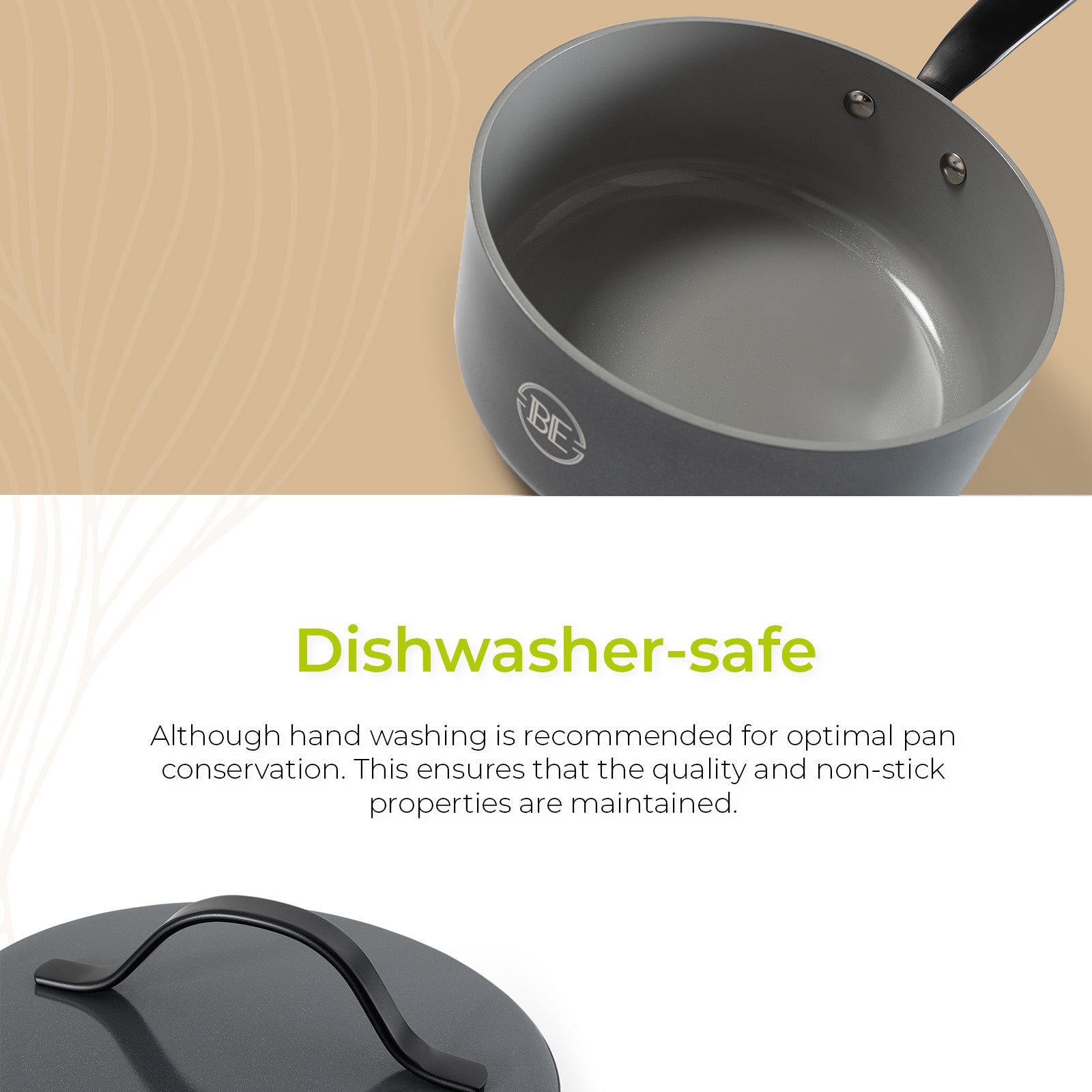 BE | LIVING Essential Series Saucepan with Lid - Ø 18cm